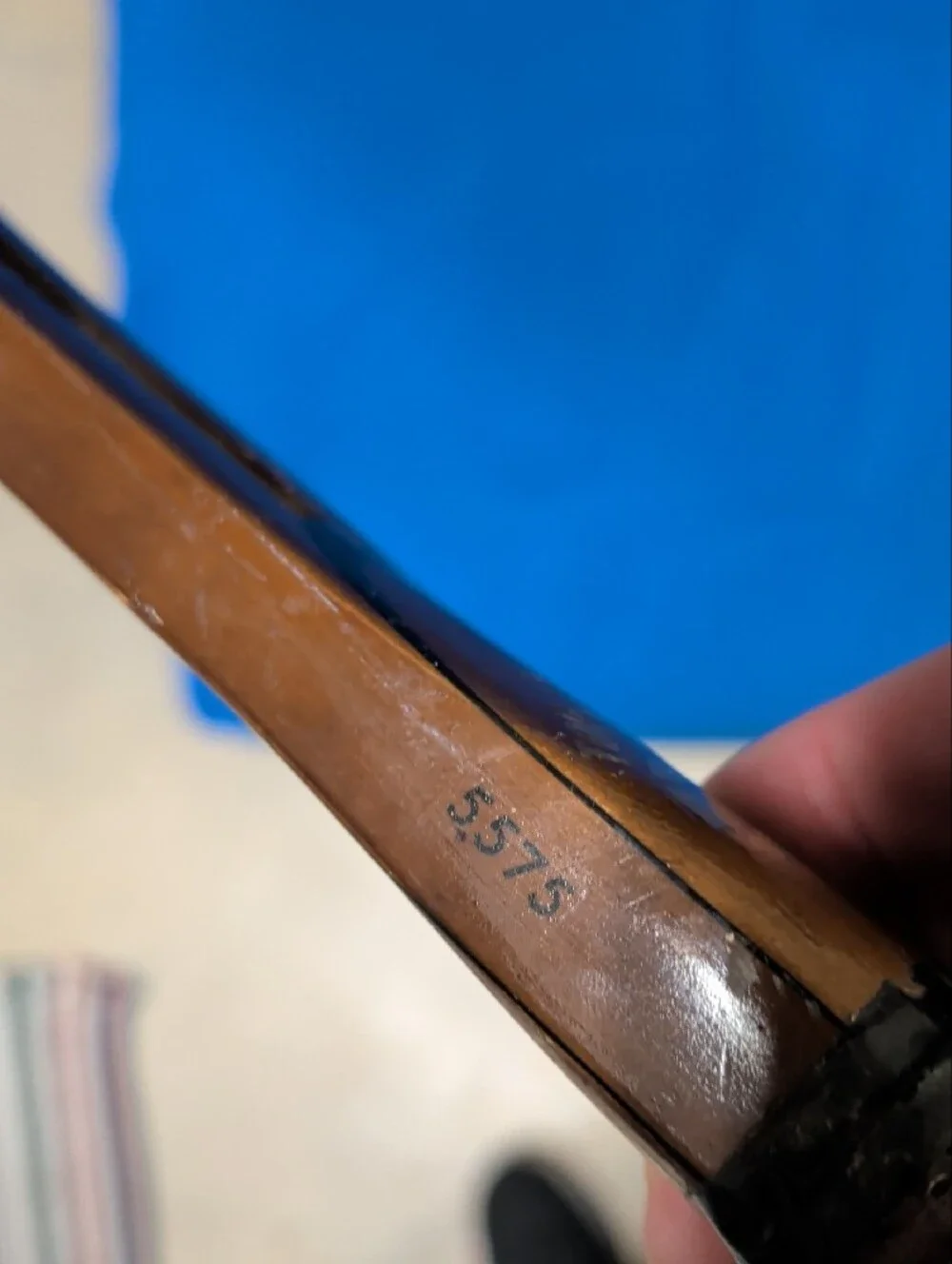 Head Wooden Tennis Racket in Brown with Red Strings - Picture 8 of 9